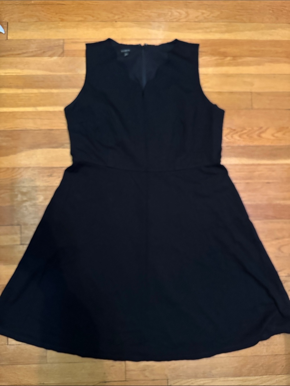 Talbots Black Sleeveless A-Line Dress